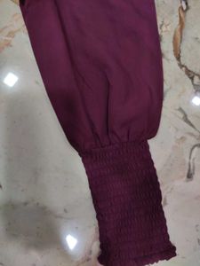 Purple princess crop top