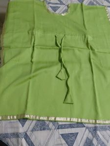 Vibrant Green Tunic Top
