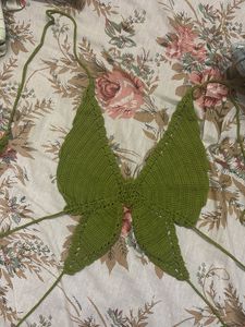 Crochet Butterfly Halter Bikini Top