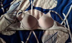 Padded Comfortable Light Gray Bra