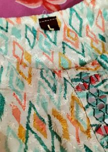 Bohemian Diamond Print Kurta Set