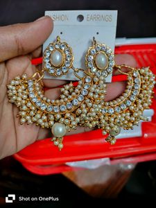 Heavy Pearl Earring