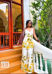 Nishorama DELILAH HALTERNECKKURTI PANT SET