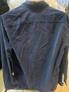 Men's Navy Button-Down Shirt
