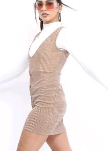Ketch Plaid Mini Bodycon Dress