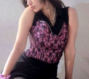 Rosy Lace Corset Top