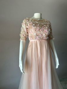Pink Floral Tulle Gown NO DISCOUNT ❌