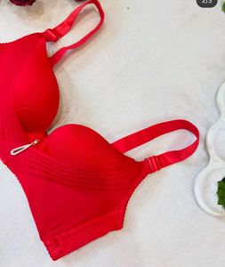 Red Push-Up Bra