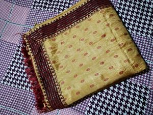 ✨ Beautiful Golden Saree