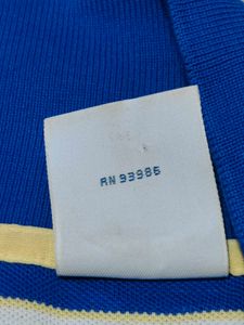 New Brooks brothers Blue &amp; White Striped Polo Shir