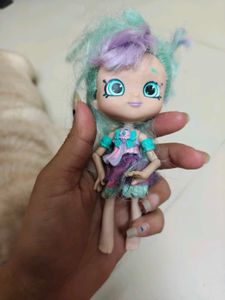 Cute Doll with Purple &amp; Mint Hair
