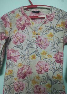 Zudio Floral Print Kurta
