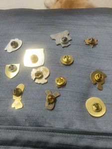 Assorted Pinback Buttons Collection 12 piece set (