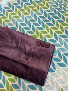 Elegant Purple Men's Blazer