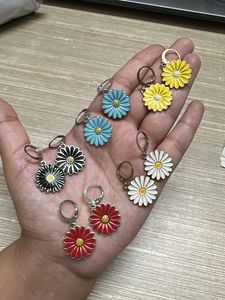 sunflower summer earrings in five colors never use