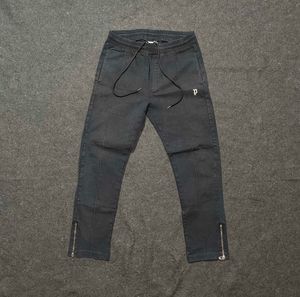 PESO Brand Washed Black Cargo/Zip Pants