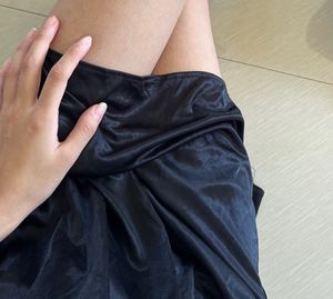 Comfy Black Slip Dress