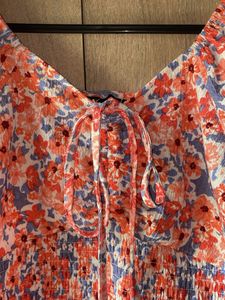 Floral Print Crop Top