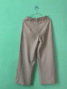 Stylish Beige Wide-Leg Pants