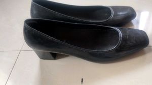 Classic Black Block Heels