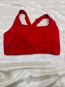Red Sports Bra