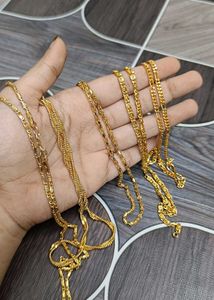 gold plated chains - FREE BOX ✅