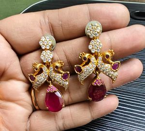 Exquisite Peacock Design Earrings