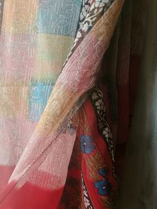 Multicolored Saree