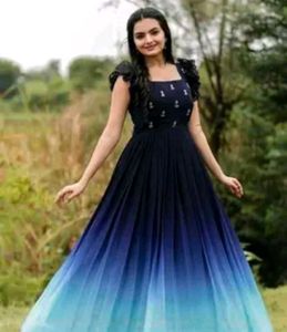 Stunning Ombre Ethnic Gown