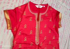Brand New BIBA Festive Red Short Kurti