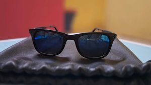 Blue Wayfarer Sunglasses