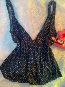 Chic Polka Dot Mini Dress