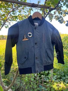 Boys Bomber Jacket with Space Patches