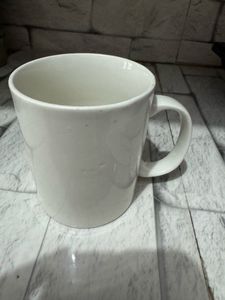 Simple White Ceramic Mug