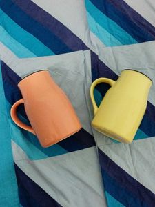 Pinteresty Set of 2 Pastel Mugs