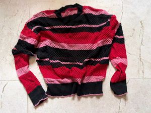 Chunky Knit Striped Sweater