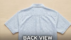 Men's Short Sleeve Patterned Shirt