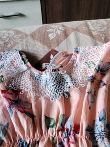 Boho Floral Kaftan Dress