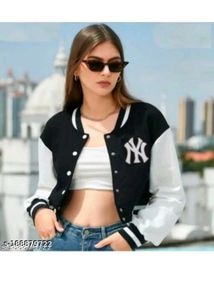 Trendy Varsity Jacket