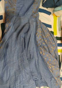 Elegant Blue Ethnic Gown