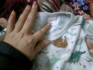 Dino Print Pajama Set