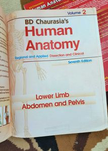 BD Chaurasia's Human Anatomy Books