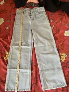 Light Wash Wide Leg Jeans
