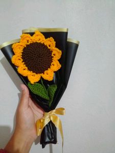 crochet sunflower