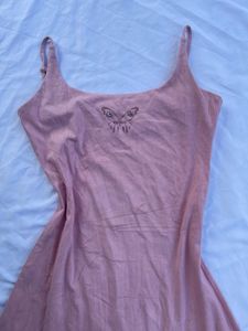 Cute Pink Butterfly Dress