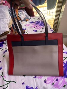 Colorblock Tote Handbag