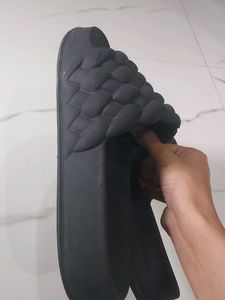 Zudio Chic Black Woven Slides