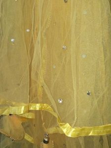 Yellow Dupatta free bracelet