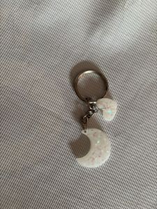 Moon Charm Keychain