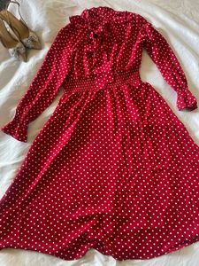 Red Polka Dot Dress